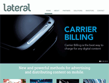 Tablet Screenshot of lateralcorp.com